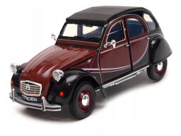 Welly Citroen 2CV 6 Charleston 1:24 černá burgund